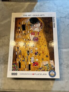 Eurographics fine art collection puzzle. Klimt. The kiss.